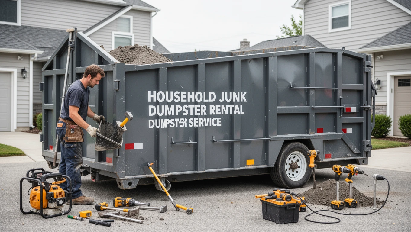 Household Junk Dumpster Rental