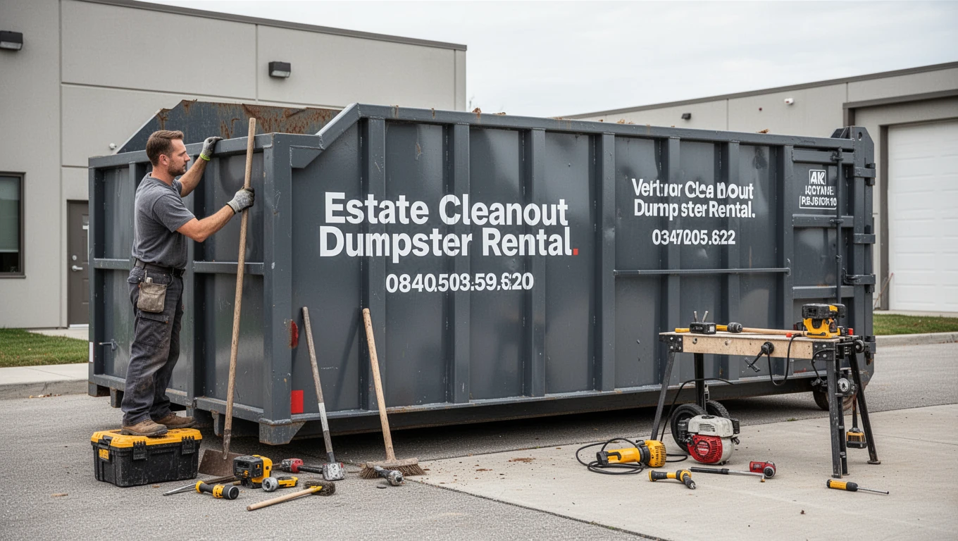 Estate Cleanout Dumpster Rental